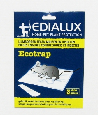 ecotrap s-3 lijmborden tegen muizen en insecten